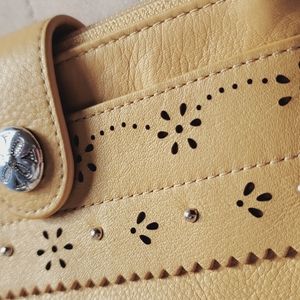 Brighton Studded Leather Wallet Mini Organizer